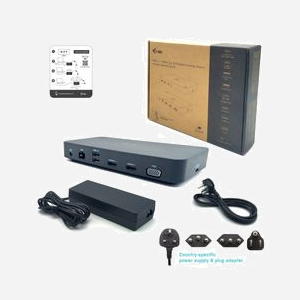 i-tec Docking Station USB-C/USB 3.0/Thunderbolt Triple Display (2x HDMI, VGA) + Power Delivery 100W, 3x USB 3.2, Gigabit Ethernet, Windows/macOS/Android - Miniature 5