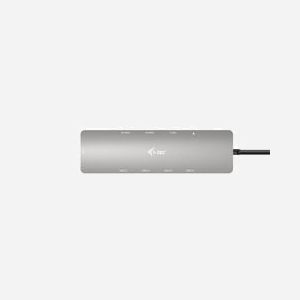 i-tec Docking Station USB-C Nano Métal 2x HDMI - USB 3.2 Gen 1, RJ-45 Gigabit Ethernet, Power Delivery 100W - Compatible Windows/macOS/Linux - Miniature 2