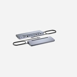 i-tec Station d'Accueil USB-C Métal 3x4K - Power Delivery 100W (C31FLAT2PDPRO100W) - 4x USB 3.2, RJ45, Lecteur SD/microSD, Compatible Windows/macOS/Linux - Miniature 2