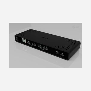 i-tec Station d'Accueil Universelle Dual 4K - USB-C/3.0/Thunderbolt - 2x DP, 2x HDMI, USB 3.1/2.0, RJ45, PD 85W - CADUA4KDOCKPDB100 - Miniature 2