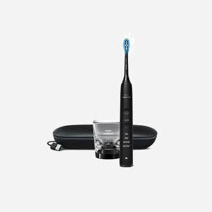 Philips Sonicare DiamondClean 9000 HX9911/09 Brosse à Dents Ultrasons Noire, 3 Modes, Batterie Li-Ion, Tête Amovible, App Mobile, Housse de Transport - Miniature 2