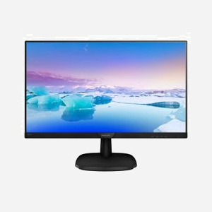 Philips V Line 243V7QJABF/00 Moniteur LCD 23.8" Full HD 1920x1080 IPS W-LED 250cd/m² 4ms HDMI/DisplayPort 1.2 Haut-parleurs intégrés - Miniature 1