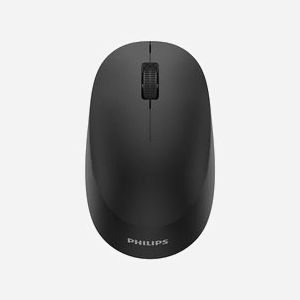 Philips SPK7307B/00 Souris Optique Sans Fil 2.4GHz 1600 DPI Ambidextre 3 Boutons Portée 15m Compatible Windows/macOS/Linux Noir