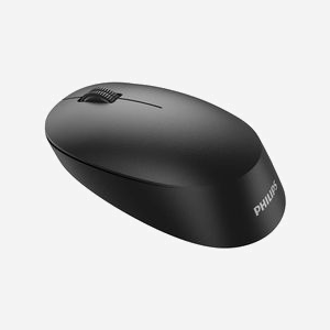 Philips SPK7307B/00 Souris Optique Sans Fil 2.4GHz 1600 DPI Ambidextre 3 Boutons Portée 15m Compatible Windows/macOS/Linux Noir - Miniature 3