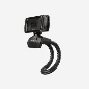 Trust Trino Webcam 8MP 1280x720 30fps USB 2.0 Micro Intégré Clip Noir Compatible Windows/macOS Longueur Câble 1.43m