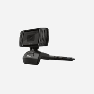 Trust Trino Webcam 8MP 1280x720 30fps USB 2.0 Micro Intégré Clip Noir Compatible Windows/macOS Longueur Câble 1.43m - Miniature 2