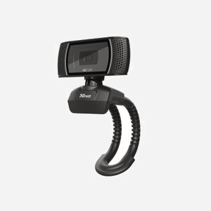Trust Trino Webcam 8MP 1280x720 30fps USB 2.0 Micro Intégré Clip Noir Compatible Windows/macOS Longueur Câble 1.43m - Miniature 4