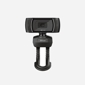 Trust Trino Webcam 8MP 1280x720 30fps USB 2.0 Micro Intégré Clip Noir Compatible Windows/macOS Longueur Câble 1.43m - Miniature 5