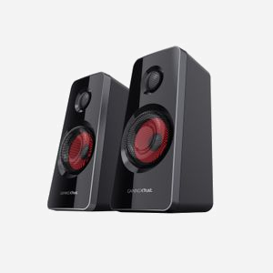 Trust GXT 38 2.1 Noir, Système Audio 60W RMS, Caisson de Basses XL, Connectivité Filaire 3.5mm, pour PC/Console, 4.1kg - Miniature 2
