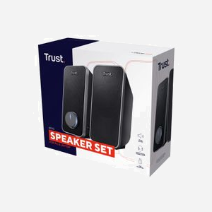 Trust Arys 20179 Enceintes PC 2.0 Noires 14W RMS (28W PMPO) USB avec contrôle volume rotatif et entrée ligne. Connectivité filaire. - Miniature 4