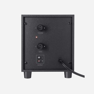 Trust Avora 2.1 - Système d'Enceintes PC 9W RMS Noir - 2.1 Canaux, Satellites 2-Voies, Caisson de Basses Actif USB, Connectivité Filaire 3.5mm - Miniature 4