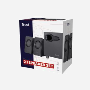 Trust Avora 2.1 - Système d'Enceintes PC 9W RMS Noir - 2.1 Canaux, Satellites 2-Voies, Caisson de Basses Actif USB, Connectivité Filaire 3.5mm - Miniature 5