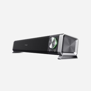Trust Asto 21046 - Soundbar PC 6W RMS Noir et Argent - Connectivité USB & AUX - Sortie casque - 470x75x70mm - Compatible PC - Chine - Miniature 2