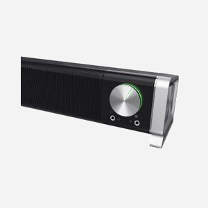 Trust Asto 21046 - Soundbar PC 6W RMS Noir et Argent - Connectivité USB & AUX - Sortie casque - 470x75x70mm - Compatible PC - Chine - Miniature 5