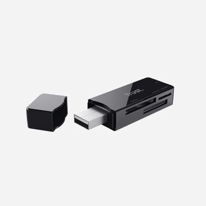Trust Lecteur de carte mémoire USB 3.2 Gen 1 Type-A noir - MS Micro (M2), MicroSD, SD - Windows, macOS - Référence 21935 - Miniature 2