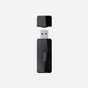 Trust Lecteur de carte mémoire USB 3.2 Gen 1 Type-A noir - MS Micro (M2), MicroSD, SD - Windows, macOS - Référence 21935 - Miniature 3