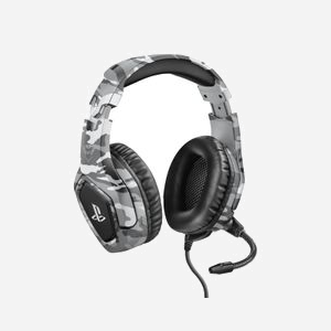 Trust GXT 488 Forze PS4 Casque Gaming Filaire Arceau Circum-aural 50mm 20-20000Hz 32 Ohm Micro Omnidirectionnel Pliable Câble 1.2m Noir/Gris - Miniature 1