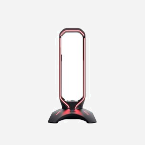 Trust GXT 265 Cintar - Support Casque RGB avec 2 Ports USB Type-A - Base Antidérapante - Hauteur 255mm - Câble 1.5m - Compatible Windows/macOS - Miniature 3