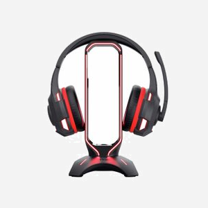 Trust GXT 265 Cintar - Support Casque RGB avec 2 Ports USB Type-A - Base Antidérapante - Hauteur 255mm - Câble 1.5m - Compatible Windows/macOS - Miniature 4