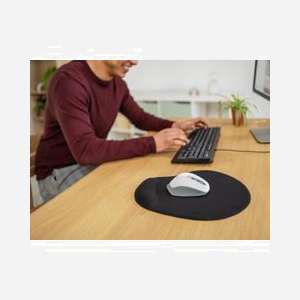 Tapis de Souris Trust BigFoot XL Noir 292x322mm avec Repose-Poignet en Gel et Surface Optimisée pour Capteur Optique et Laser - Miniature 3
