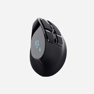 Trust Voxx Souris Ergonomique Verticale 2400 DPI Optique RF sans fil + Bluetooth, 9 Boutons Programmables, Batterie intégrée, Compatible Windows/macOS/ChromeOS - Miniature 3