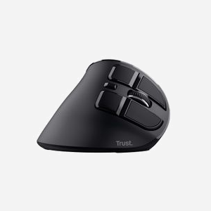 Trust Voxx Souris Ergonomique Verticale 2400 DPI Optique RF sans fil + Bluetooth, 9 Boutons Programmables, Batterie intégrée, Compatible Windows/macOS/ChromeOS - Miniature 4