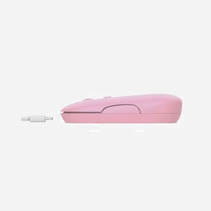 Trust Puck Souris Bureau Ambidextre RF sans fil + Bluetooth Optique 1600 DPI 4 Boutons Programmables Rose, Batterie Intégrée, USB-C, Windows/macOS/ChromeOS - Miniature 4