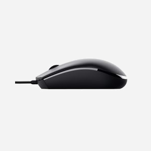 Trust Souris Optique Basi 1200 DPI USB Type-A Ambidextre 3 Boutons Noire - Câble 1.6m - Compatible Windows, macOS, ChromeOS - Miniature 3