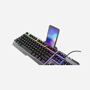 Trust GXT 853 Esca - Clavier Gaming USB Français Rétroéclairé LED Multi-Couleurs, Membrane, 104 Touches, Câble 1.8m - Compatible Windows/macOS/ChromeOS - Miniature 4