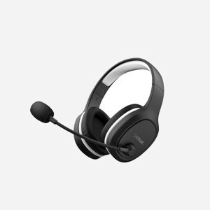 Trust GXT 391 Thian Casque Gaming Circum-Aural Filaire/Sans Fil 5.8GHz USB Type-C Noir/Blanc, HP 20-20000Hz, Micro Boom Pliable, Batterie 13h - Miniature 3
