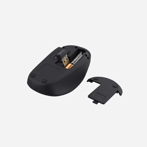 Trust Yvi+ Souris RF sans fil optique 1600 DPI, 4 boutons, portée 8m, USB Type-A, pile AA 12 mois, Windows/macOS/ChromeOS, noir/rouge - Miniature 4