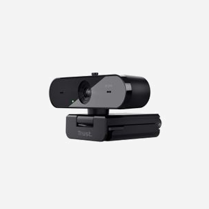 Trust Taxon Webcam Quad HD 1440p 30 ips USB 2.0, microphone omnidirectionnel intégré, clip de fixation, compatible Windows, macOS et ChromeOS. - Miniature 2