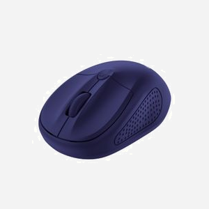 Souris Trust Primo 24796 Ambidextre Sans Fil RF Optique 1600 DPI 4 Boutons Programmables, Défilement Vertical, 2.4 GHz, Piles AAA, Compatible Windows/macOS/ChromeOS