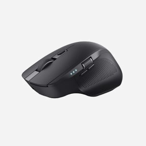 Trust Ozaa+ Souris Bureau Ergonomique RF sans Fil + Bluetooth 3200 DPI, 6 Boutons Programmables, Rechargeable USB-C, Compatible Windows/macOS/Android/iOS/ChromeOS - Miniature 2