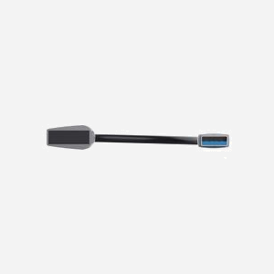 Hub USB Trust Halyx 4 ports USB 3.2 Gen 1 Type-A 5 Mbit/s Noir/Gris, compatible Windows, macOS, ChromeOS, 211x21x11mm - Miniature 4