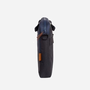 Trust Malette Lisboa 16" Bleu - Polyester Recyclé, Compartiment Antichoc, Sangle Épaule Amovible, 400x305x60mm, 21L, Réf: 24980 - Miniature 5