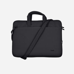 Trust Bologna Malette 16" (40.6cm) Noir PET Recyclé - Compatible Windows/macOS/ChromeOS - Dimensions 410x290x20mm, Poids 430g - Réf. 24988 - Miniature 2