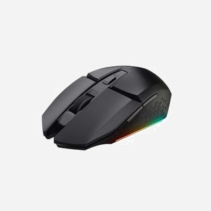 Souris Gaming Sans Fil Ambidextre Trust GXT 110 Felox Optique 4800 DPI, 6 Boutons, Éclairage Multi-LED, Autonomie 80h, USB Type-C, Compatible Windows 10/11 - Miniature 1
