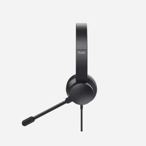 Trust Ayda Casque Filaire Arceau Supra-aural Noir, Haut-parleurs 40mm, 20-20000 Hz, Micro Boom, Connectivité USB, 147g, Compatible Windows/Mac - Miniature 5