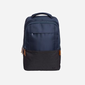 Sac à dos Trust Lisboa 25124 Bleu 16" Polyester recyclé 23L, 3 compartiments, 300x460x165mm, poids 768g, fermeture à glissière, compatible universel