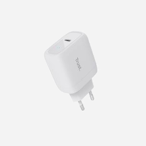 Trust Chargeur Secteur Universel 45W USB-C Blanc - Puissance USB 3.0, Sortie 5-20V, 3A - Câble USB Type-C vers USB Type-C 2m - Protections Surtension/Surchauffe - Miniature 2
