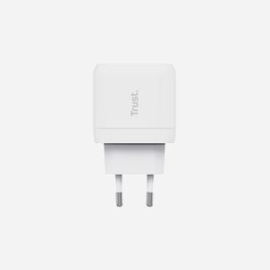 Trust Chargeur Secteur Universel 45W USB-C Blanc - Puissance USB 3.0, Sortie 5-20V, 3A - Câble USB Type-C vers USB Type-C 2m - Protections Surtension/Surchauffe - Miniature 4