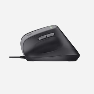 Trust Bayo II Souris Ergonomique Verticale USB Type-A 2400 DPI, 6 Boutons, Molette, PC Recyclé, 1.5m, Windows/macOS/Linux/ChromeOS - Miniature 4