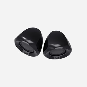 Trust Polo Enceintes PC 2.0 4W RMS USB Noir (2x2W) 1-voie, Réponse en fréquence 150-20000Hz, ABS, Entrée AUX, Câble AUX inclus, 77x74x76mm - Miniature 2