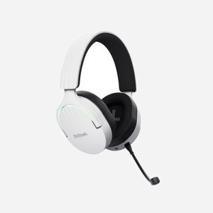 Trust GXT 491W Fayzo Casque Gaming Arceau Filaire/Sans Fil USB Type-C Bluetooth Noir/Blanc, Transducteurs 50mm, Autonomie 22h, Rétroéclairage RGB - Miniature 3