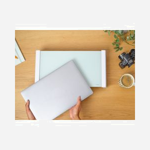 Trust Support d'écran 25351 Transparent/Blanc - Verre Trempé 500x200x100mm - Montage Bureau Autonome - Charge Max 10kg - 1 Écran - Miniature 5