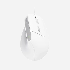 Trust Bayo II Souris Ergonomique Optique USB Type-A 2400 DPI, 6 Boutons, Clic Silencieux, Défilement Vertical, Droitier, Blanc, 1.5m, Windows/macOS/ChromeOS - Miniature 2