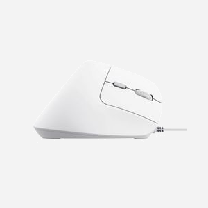 Trust Bayo II Souris Ergonomique Optique USB Type-A 2400 DPI, 6 Boutons, Clic Silencieux, Défilement Vertical, Droitier, Blanc, 1.5m, Windows/macOS/ChromeOS - Miniature 5