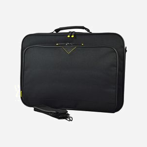 Techair Classic Essential TANZ0105V6 Malette 11.6" Noir, Polyester 600D, Compartiment 305x210x30mm, Poche avant, Sangle épaule, 240x65x330mm - Miniature 2