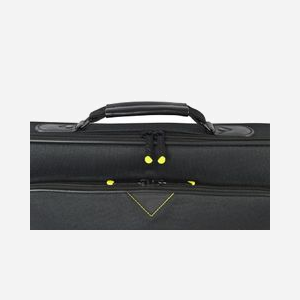 Techair Classic Essential TANZ0105V6 Malette 11.6" Noir, Polyester 600D, Compartiment 305x210x30mm, Poche avant, Sangle épaule, 240x65x330mm - Miniature 4